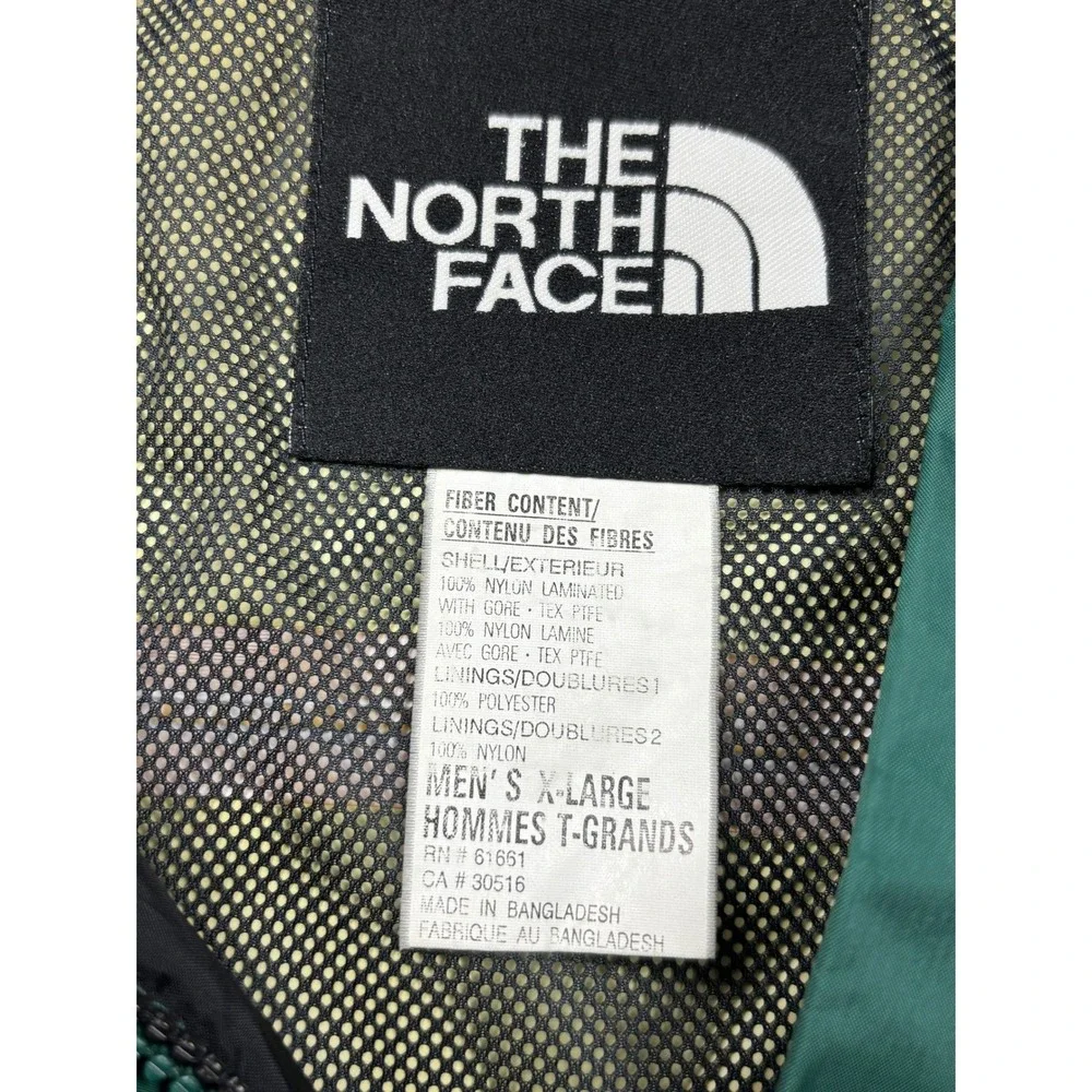 Vintage The North Face Mountain Light Jacket Mens XL‎ Green Gore-Tex 90s Shell